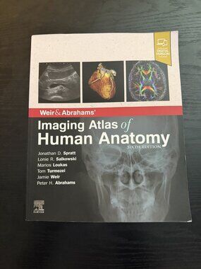 Weir and Abrahams Imaging Atlas of Human Anatomy 6th Edition Elsevier Paperback